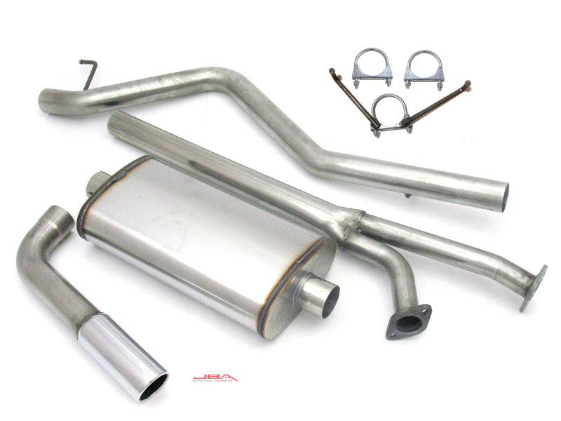 Load image into Gallery viewer, JBA 07-09 Toyota Tundra 4.7/5.7L 409SS Pass Side Single Exit Cat-Back Exhaust
