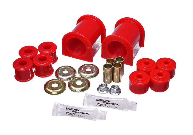 Load image into Gallery viewer, Energy Suspension 89-11 Ford F53 Class A Motorhome 1-1/2in Front Sway Bar Bushings - Red
