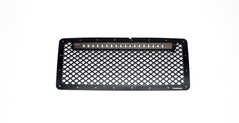 Load image into Gallery viewer, Putco 07-18 Jeep Wrangler - SS Black Grille w/ 20in Luminix Light Bar Designer FX Grilles
