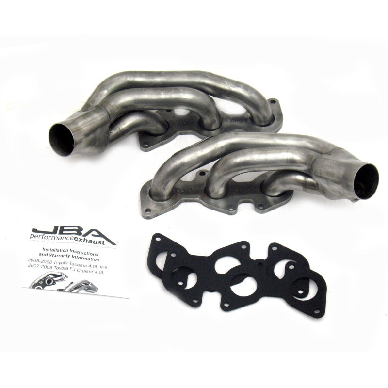 Load image into Gallery viewer, JBA 03-09 Toyota 4.0L V6 w/o A.I.R. 1-1/2in Primary Raw 409SS Cat4Ward Header
