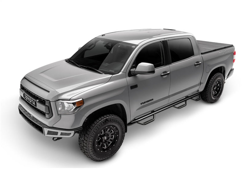 Load image into Gallery viewer, N-Fab Nerf Step 01-06 Chevy-GMC 1500/2500/3500 Crew Cab 8ft Bed - Tex. Black - Bed Access - 3in
