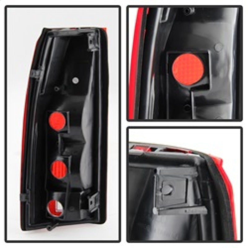Load image into Gallery viewer, xTune Chevy/GMC C1500/C2500/C3500 88-01 OEM Style Tail Light - Red Smoked ALT-JH-CCK88-OE-RSM
