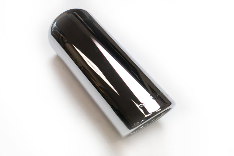 Load image into Gallery viewer, JBA 3in x 3.5in x 9in Rolled Stainless Steel Chrome Plated Exhaust Tip
