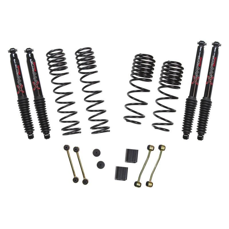 Load image into Gallery viewer, Skyjacker 2020 Jeep JL 4WD Rubicon Diesel 2.5in Dual Rate Long Travel Sus Lift Kit w/Blk Max Shocks
