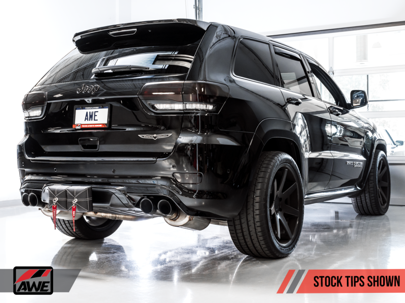 Load image into Gallery viewer, AWE Tuning 2020 Jeep Grand Cherokee SRT/Trackhawk Touring Edition Exhaust - Use w/Stock Tips
