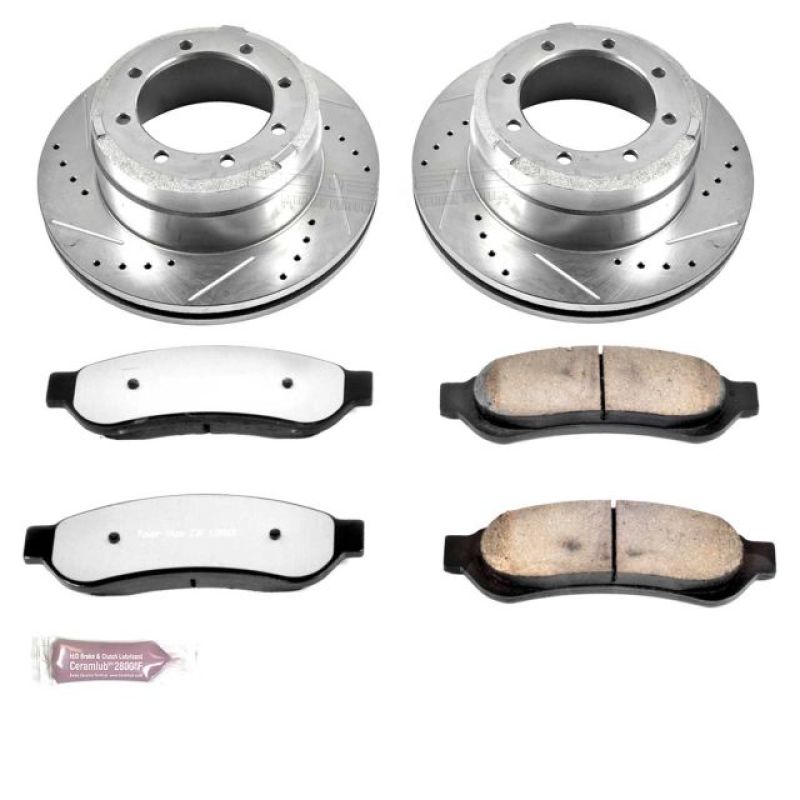 Load image into Gallery viewer, Power Stop 05-10 Ford F-350 Super Duty Rear Z36 Truck &amp; Tow Brake Kit
