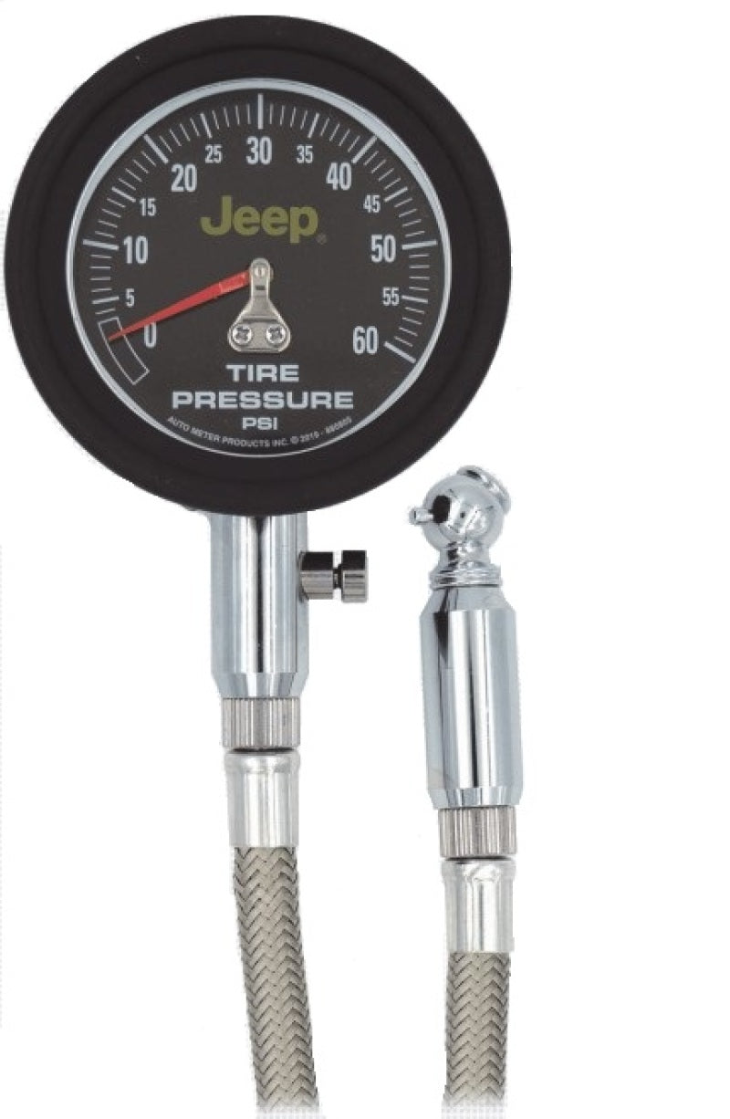 Load image into Gallery viewer, Autometer JEEP 0-60 PSI Analog Tire Pressure Gauge

