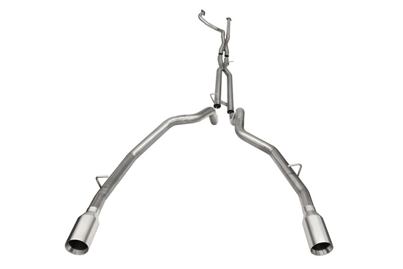 Load image into Gallery viewer, Corsa 2021-2024 Dodge Ram TRX Crew Cab Baja Catback Exhaust Dual Rear Satin Tip
