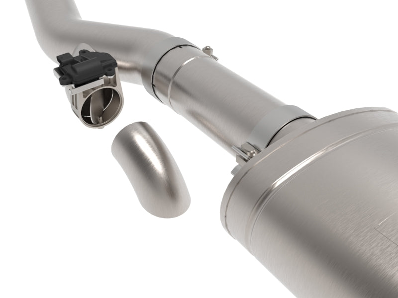 Load image into Gallery viewer, aFe Gemini XV 4in to Dual 3in 304 SS Cat-Back Exhaust w/ Cutout 19-21 GM Silverado/Sierra V8-6.2L
