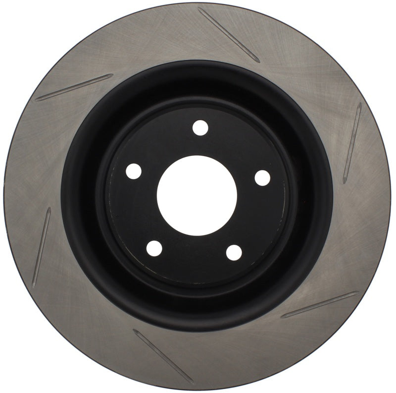 Load image into Gallery viewer, StopTech Power Slot 06-10 Chevrolet Corvette Front Left Slotted Rotor
