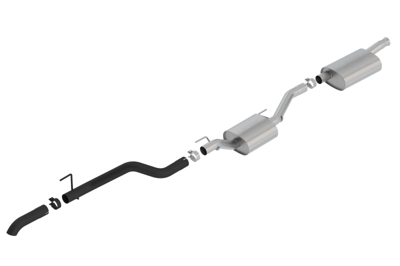 Load image into Gallery viewer, Borla 2020 Jeep Gladiator JT 3.6L V6 AWD 2.75in Touring Climber Black Turndown Tip &amp; Over-Axle
