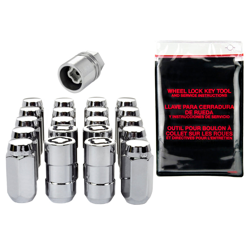 Load image into Gallery viewer, McGard 5 Lug Hex Install Kit w/Locks (Cone Seat Nut) 9/16-18 / 7/8 Hex / 1.75in. Length - Chrome
