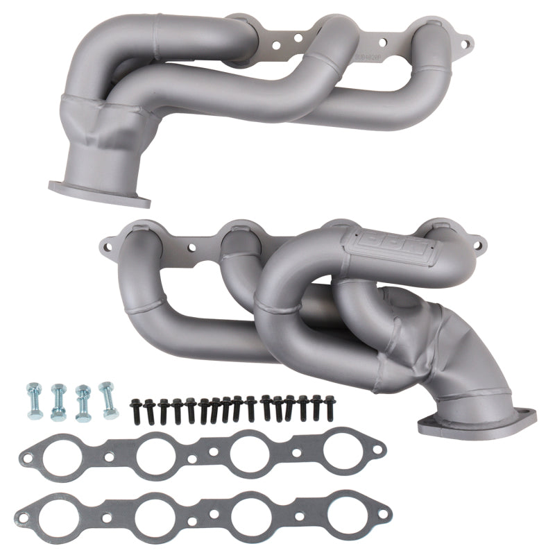 Load image into Gallery viewer, BBK 10-15 Camaro LS3 L99 Shorty Tuned Length Exhaust Headers - 1-3/4 Titanium Ceramic
