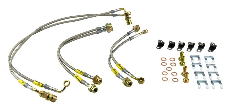 Load image into Gallery viewer, Goodridge 00-06 Chevrolet Tahoe (Rear Disc w/ Stabila Trak) Stainless Steel Brake Line Kit
