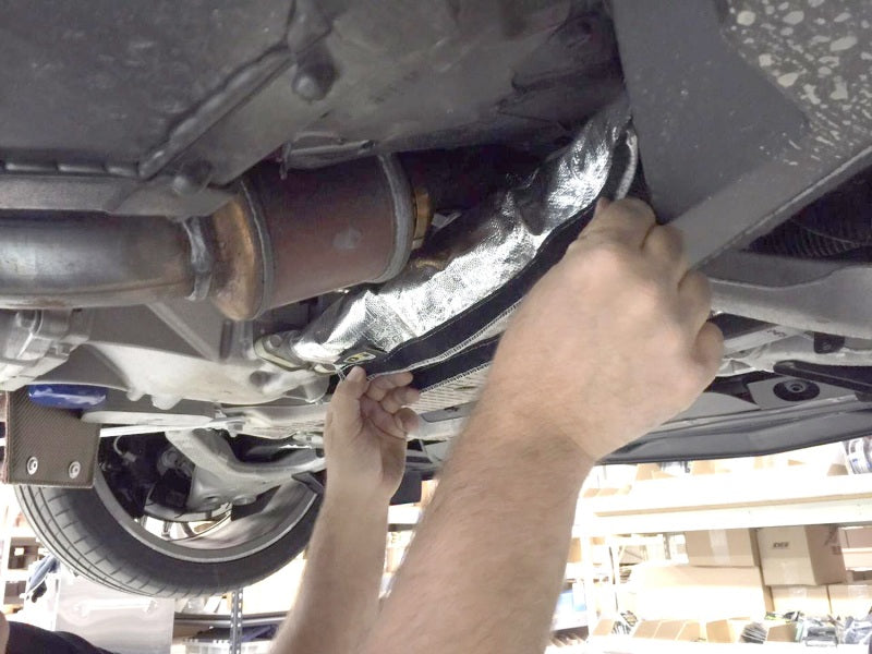 Load image into Gallery viewer, DEI Corvette C7 Oil Cooler Line Sleeves 2in - 2-1/2in x 18in Heat Shroud
