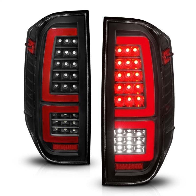 Load image into Gallery viewer, ANZO 2014-2021 Toyota Tundra LED Taillights Black Housing/Clear Lens
