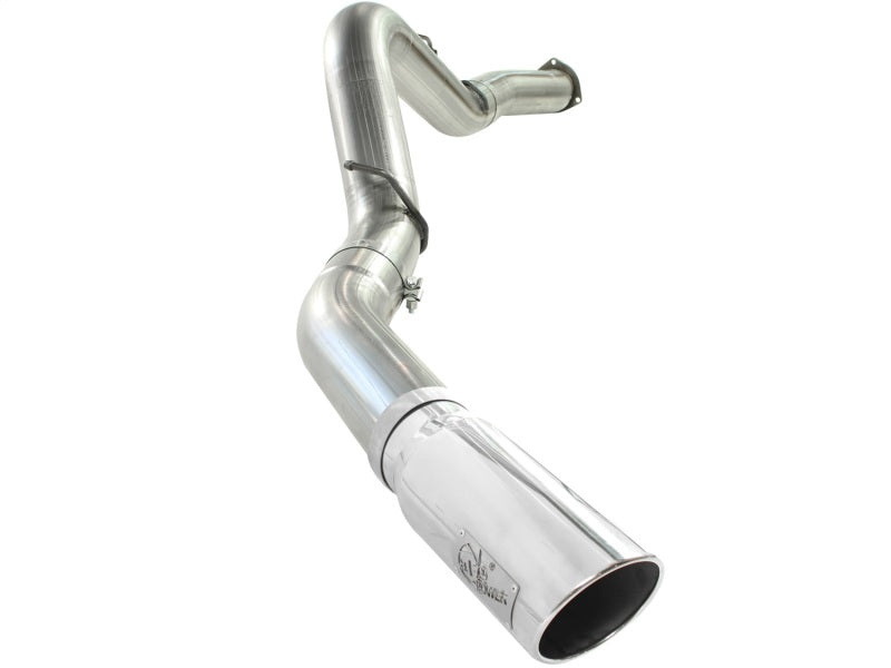 Load image into Gallery viewer, aFe MACHForce XP Exhaust 5in DPF-Polished, GM Diesel Trucks 07.5-10 V8-6.6L 9(td) LMM
