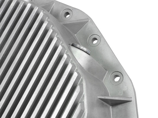 aFe Rear Differential Cover (Raw; Street Series); Dodge Diesel Trucks 03-05 L6-5.9L (td)