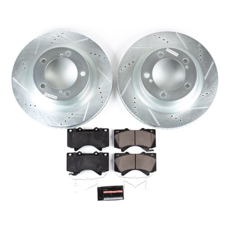 Load image into Gallery viewer, Power Stop 16-18 Lexus LX570 Front Z23 Evolution Sport Brake Kit
