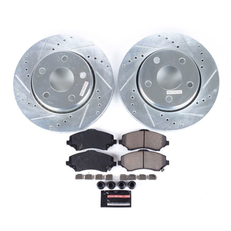 Load image into Gallery viewer, Power Stop 07-17 Jeep Wrangler Front Z23 Evolution Sport Brake Kit
