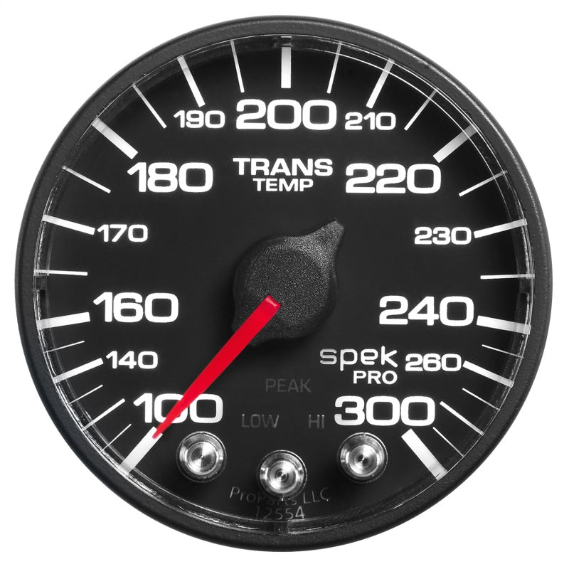 Load image into Gallery viewer, Autometer Spek-Pro 52.4mm 100-300 Deg F Digital Stepper Motor Trans Temp Gauge
