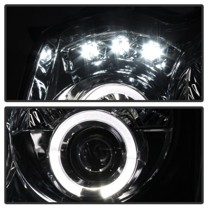 Load image into Gallery viewer, Spyder Jeep Grand Cherokee 05-07 Projector Headlights LED Halo LED Smke PRO-YD-JGC05-HL-SMC
