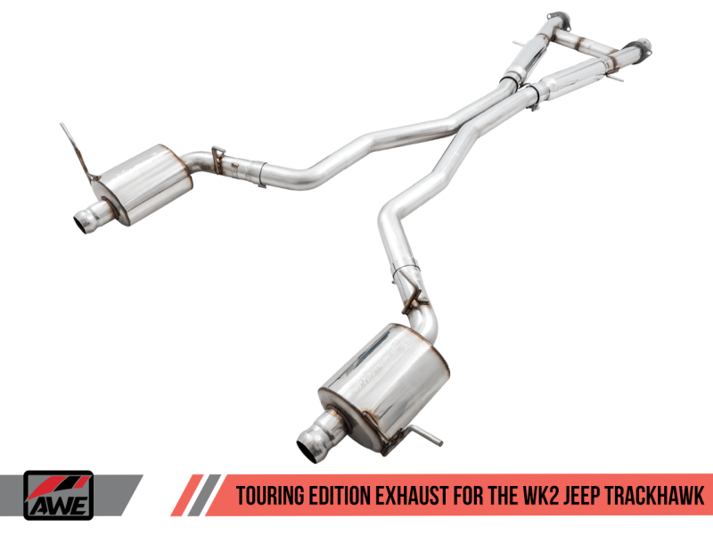 Load image into Gallery viewer, AWE Tuning 2020 Jeep Grand Cherokee SRT/Trackhawk Touring Edition Exhaust - Use w/Stock Tips
