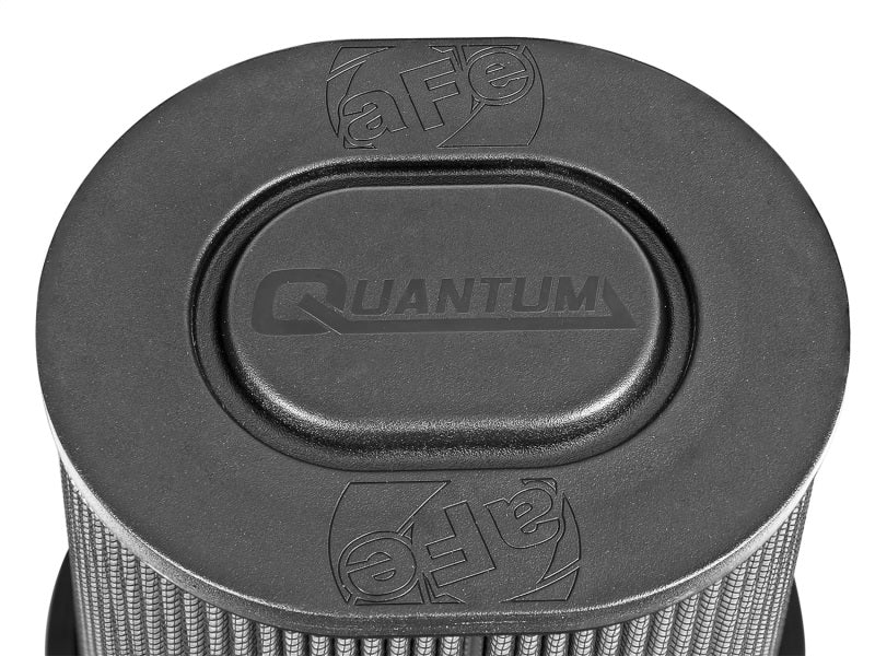 Load image into Gallery viewer, aFe Quantum Pro DRY S Air Filter Flat Top - 5in Flange x 9in Height
