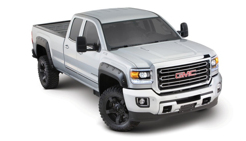 Load image into Gallery viewer, Bushwacker 15-18 GMC Sierra 2500 HD Boss Pocket Style Flares 4pc 78.8/97.6in Bed - Black
