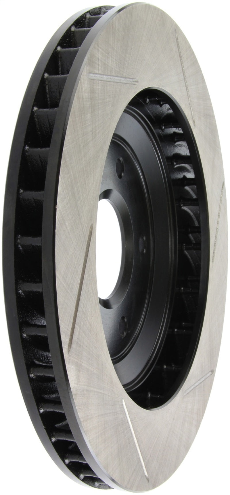 Load image into Gallery viewer, StopTech Power Slot 97-04 Chevy Corvette / 04 &amp; 08 Cadillac XLR/XLR-V Front Right Slotted Rotor
