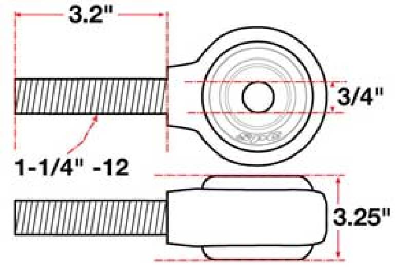 Load image into Gallery viewer, SPC Performance xAxis Rod End Ball Joint
