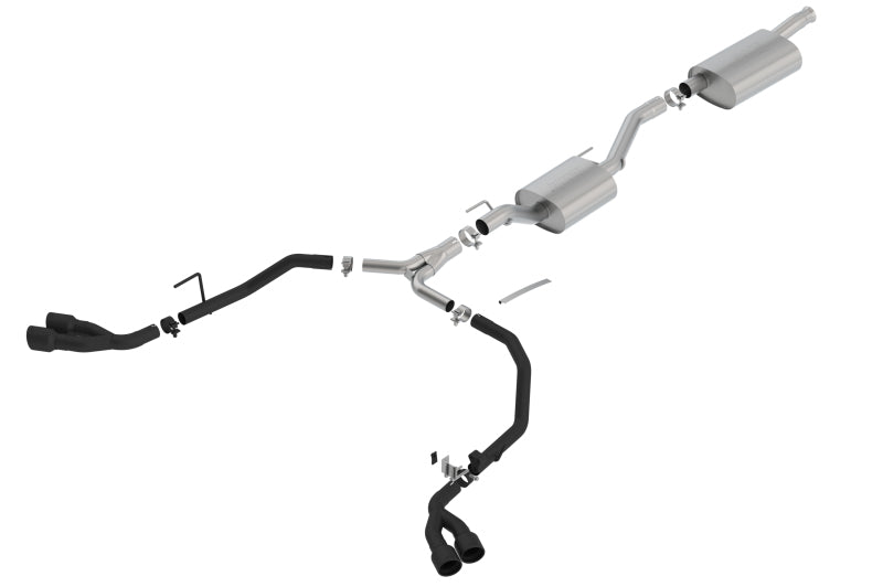 Load image into Gallery viewer, Borla 2020 Jeep Gladiator JT 3.6L V6 AT/MT AWD 2.75-2in Touring Catback Ceramic Blk Tailpipe &amp; Tips
