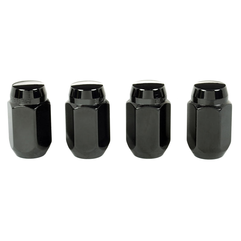 Load image into Gallery viewer, McGard Hex Lug Nut (Cone Seat) M12X1.5 / 13/16 Hex / 1.5in. Length (4-pack) - Black
