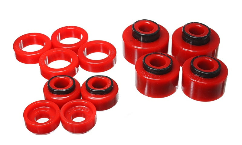 Load image into Gallery viewer, Energy Suspension 05-07 Ford F250/F350 2/4WD Red Body Mount Set
