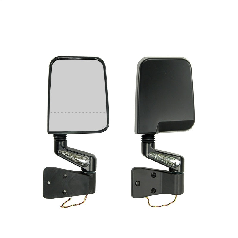 Load image into Gallery viewer, Rugged Ridge 87-02 Jeep Wrangler YJ/TJ Black Dual Focus Door Mirror Kit w/ LED Signal
