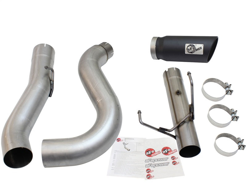 Load image into Gallery viewer, aFe MACHForce XP Exhaust Large Bore 5in DPF-Back Alu. 13-15 Dodge Trucks L6-6.7L (td) *Black Tip
