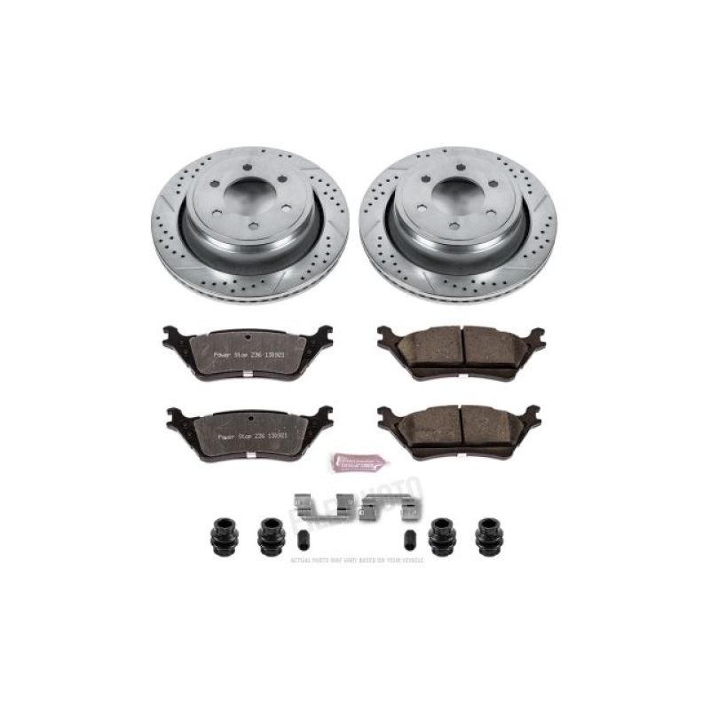 Load image into Gallery viewer, Power Stop 12-18 Ford F-150 Rear Z36 Truck &amp; Tow Brake Kit

