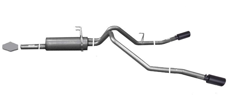 Load image into Gallery viewer, Gibson 03-06 Toyota Tundra SR5 4.7L 2.5in Cat-Back Dual Extreme Exhaust - Black Elite
