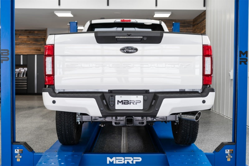Load image into Gallery viewer, MBRP 2017+ Ford F-250/F-350 6.2L/7.3L Super/Crew Cab Single Side 4in T304 Catback Exhaust
