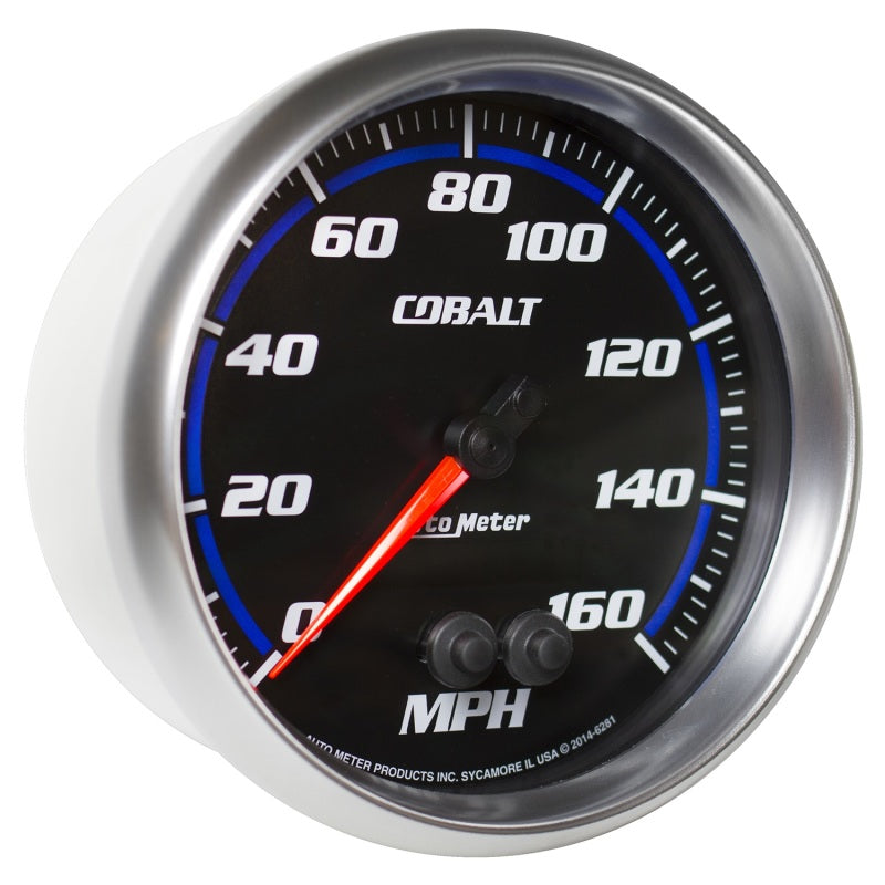 Load image into Gallery viewer, Autometer Cobalt 5in 0-140MPH In-Dash Electronic GPS Programmable Speedometer
