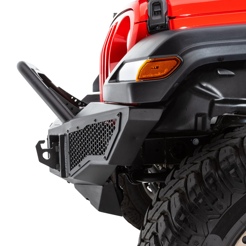 Load image into Gallery viewer, Go Rhino 07-20 Jeep Wrangler JL/JLU/JK/JKU/Gladiator JT Rockline Full Width Bumper w/ Overrider
