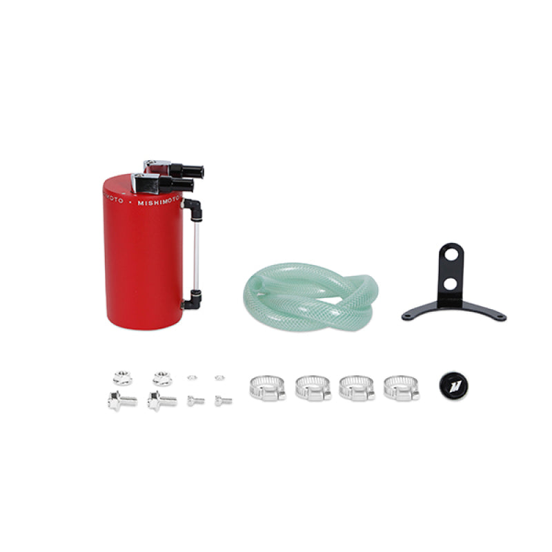 Load image into Gallery viewer, Mishimoto Large Aluminum Oil Catch Can - Wrinkle Red
