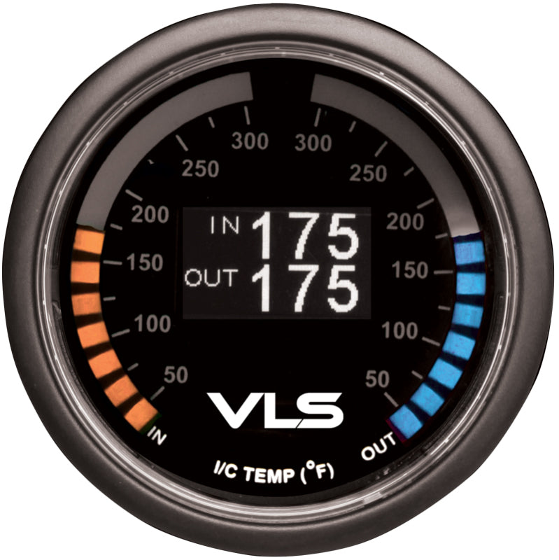 Load image into Gallery viewer, Revel VLS 52mm 50-300 Deg F Dual Intercooler Temperature Gauge
