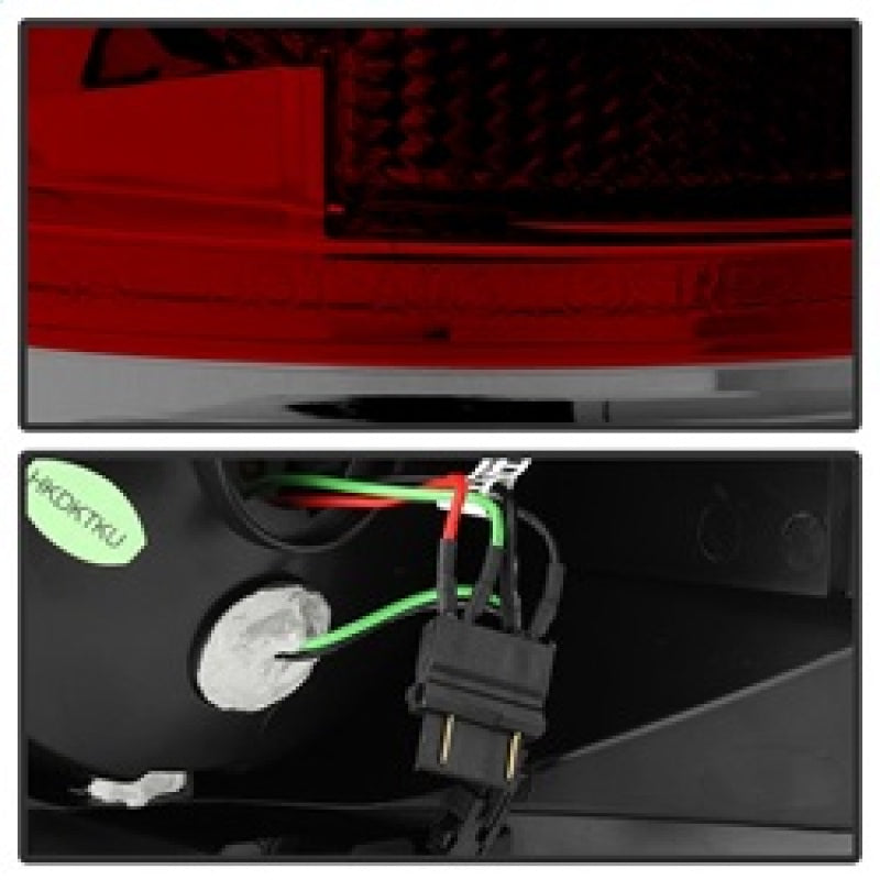 Load image into Gallery viewer, Spyder Toyota Tundra 07-13 LED Tail lights Red Clear ALT-YD-TTU07-LED-RC
