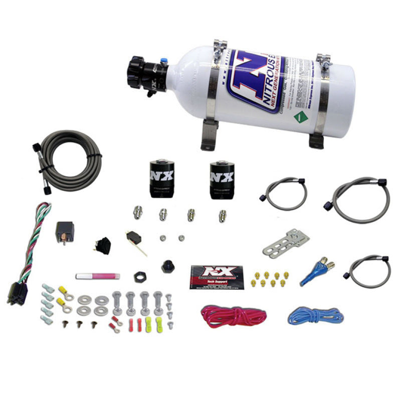 Load image into Gallery viewer, Nitrous Express All Dodge EFI Single Nozzle Nitrous Kit (35-150HP) w/5lb Bottle
