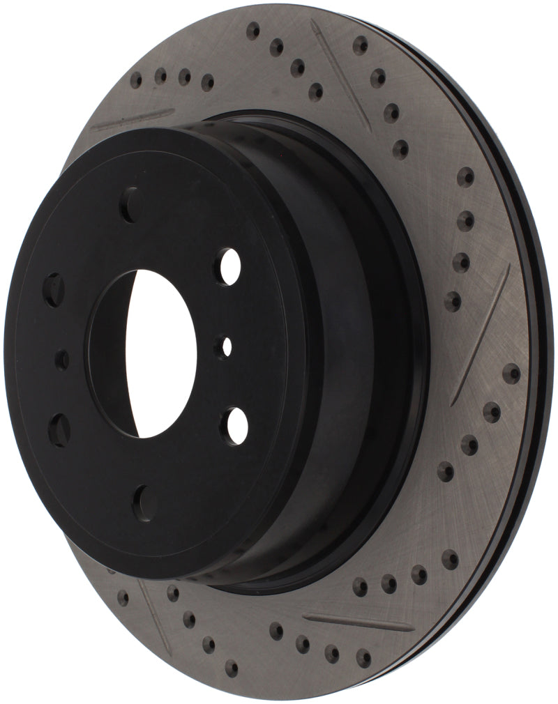 Load image into Gallery viewer, StopTech 05-10 GMC Sierra (w/ Rear Drum) / 07-09 GMC Yukon Rear Right Slotted &amp; Drilled Rotor
