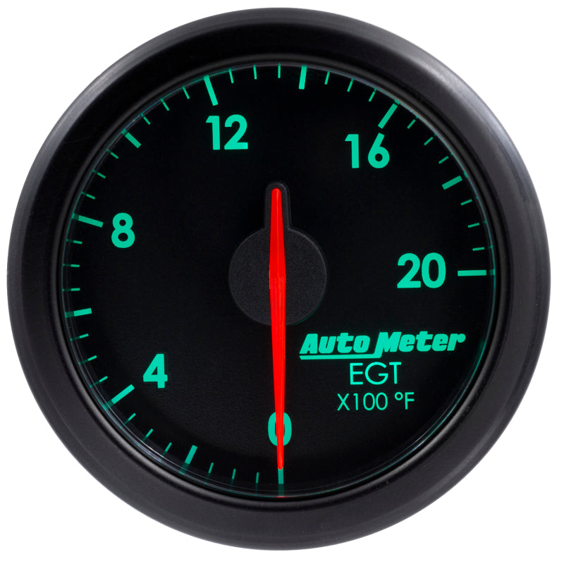 Load image into Gallery viewer, Autometer Airdrive 2-1/16in EGT Gauge 0-2000 Degrees F - Black
