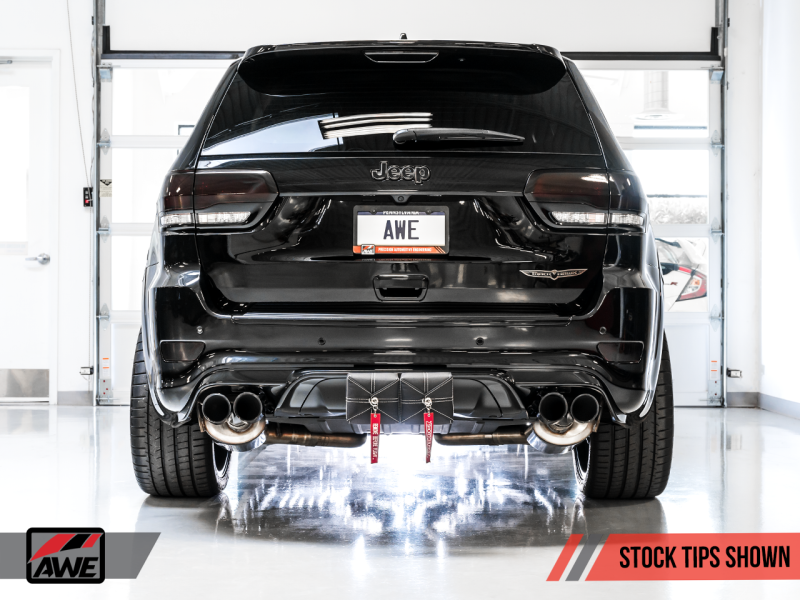 Load image into Gallery viewer, AWE Tuning 2020 Jeep Grand Cherokee SRT/Trackhawk Touring Edition Exhaust - Use w/Stock Tips
