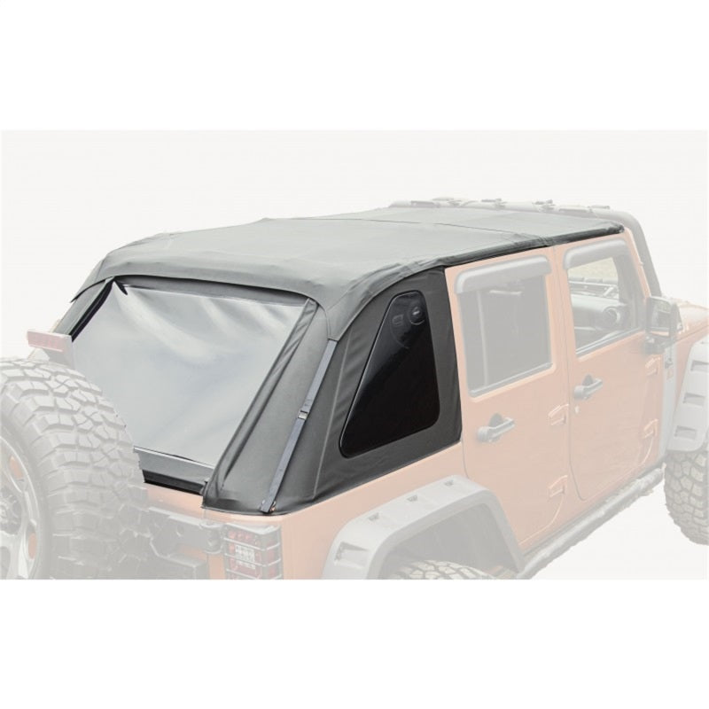 Load image into Gallery viewer, Rugged Ridge Bowless Soft Top Black Diamond 4-Door 07-18 Jeep Wrangler JK
