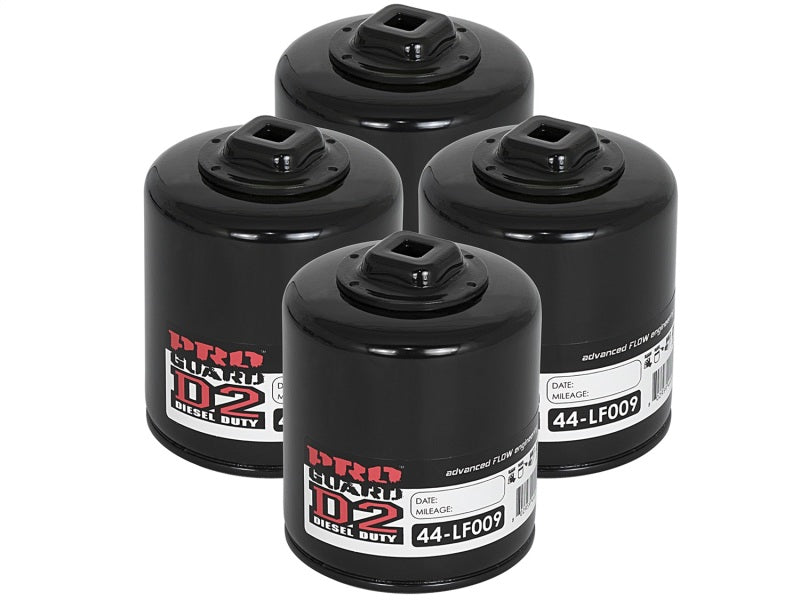 Load image into Gallery viewer, aFe Pro GUARD D2 Oil Filter 03-06 GM Trucks V8 4.8L/5.3L/6.0L (4 Pack)
